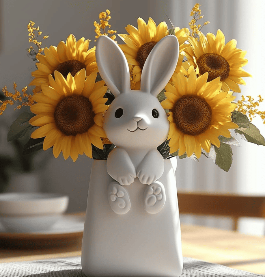3d printed gifts_18_bunny vase